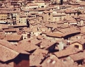 The rooftops of Florence - Italy travel fine art photograph - 8x8
