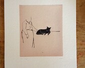 Cat Lady - Art Print