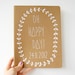 Large Ruled Wedding Guestbook - Oh Happy Day