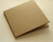 75 Recycled Kraft CD or DVD Cases 2 Pocket Folio - Wedding Favor, Photography Boutique Packaging