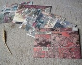 Comic Book Invitations / Recycled Superhero Envelopes / Wedding Birthday Invitations - Set of 20