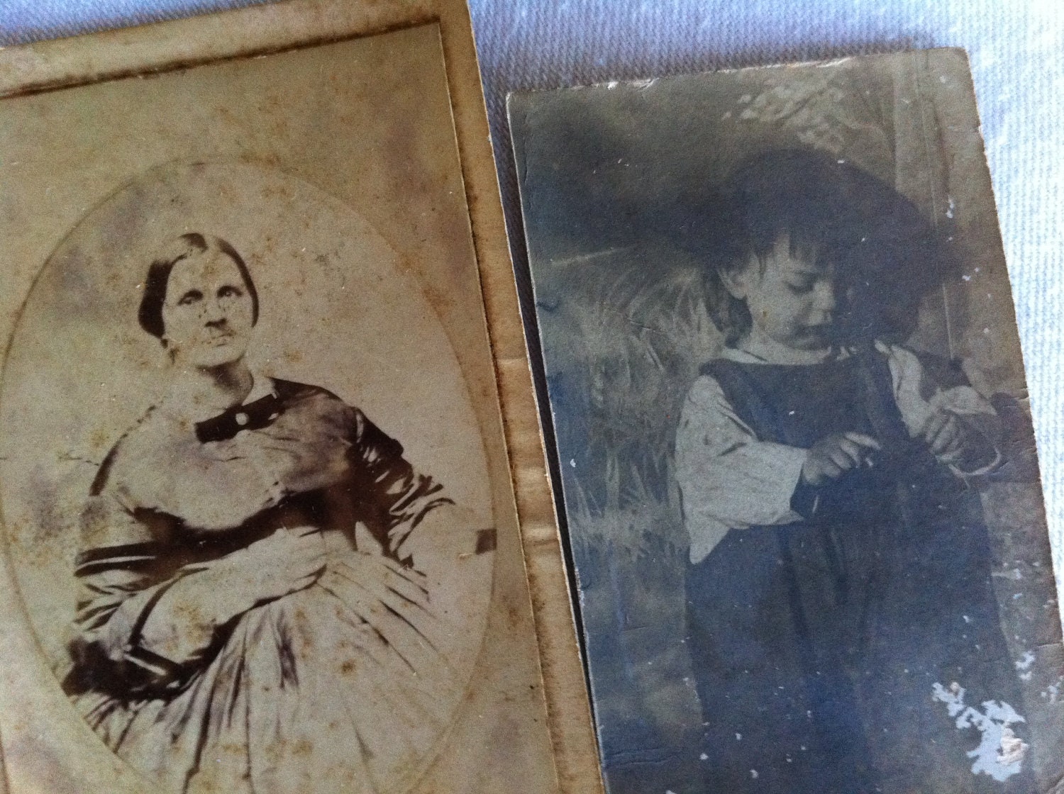 10 Vintage Antique Photos Originals Black and White Photos B & W photos Tin Types Etc was on the box of photos