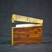 Wood Business Card Case and Credit Card Holder - Special Stock Cocobolo and Teak