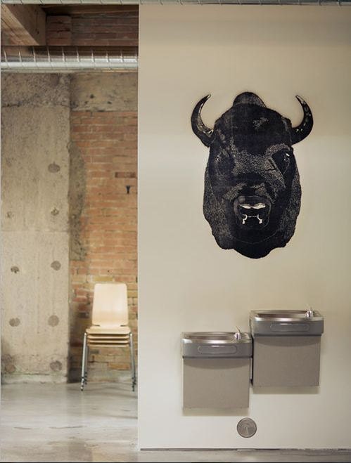 Grandma Ruthie's Buffalo Woodcut Sculpture Limited Edition Print