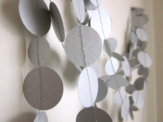 Silver Garland - New Years Garland - Party Garland - Christmas Garland - Wedding Garland - Festive Garland