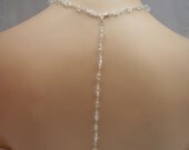 Back Drop Dangling Bracelet Swarovski Crystal Pear Pendant, The Holly
