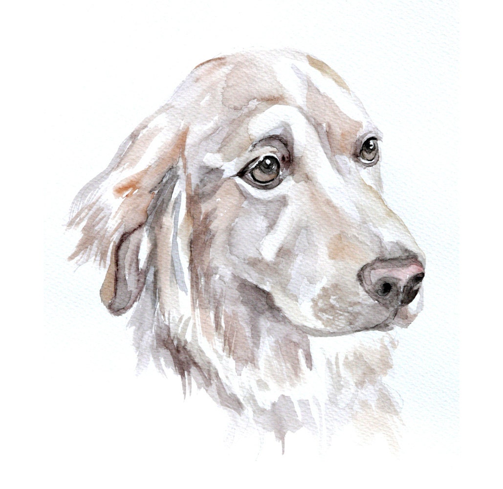12x16Custom Pets Portrait original watercolor