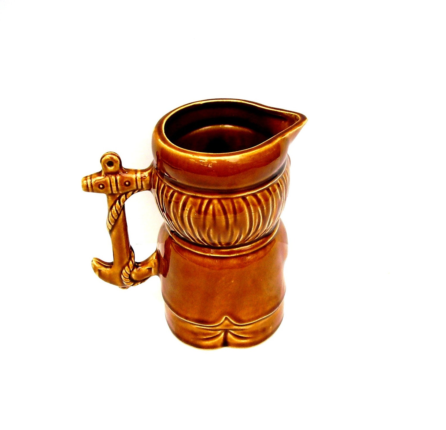 Vintage Nautical Pitcher Pirate Toby Mug 1940s Pre WW II