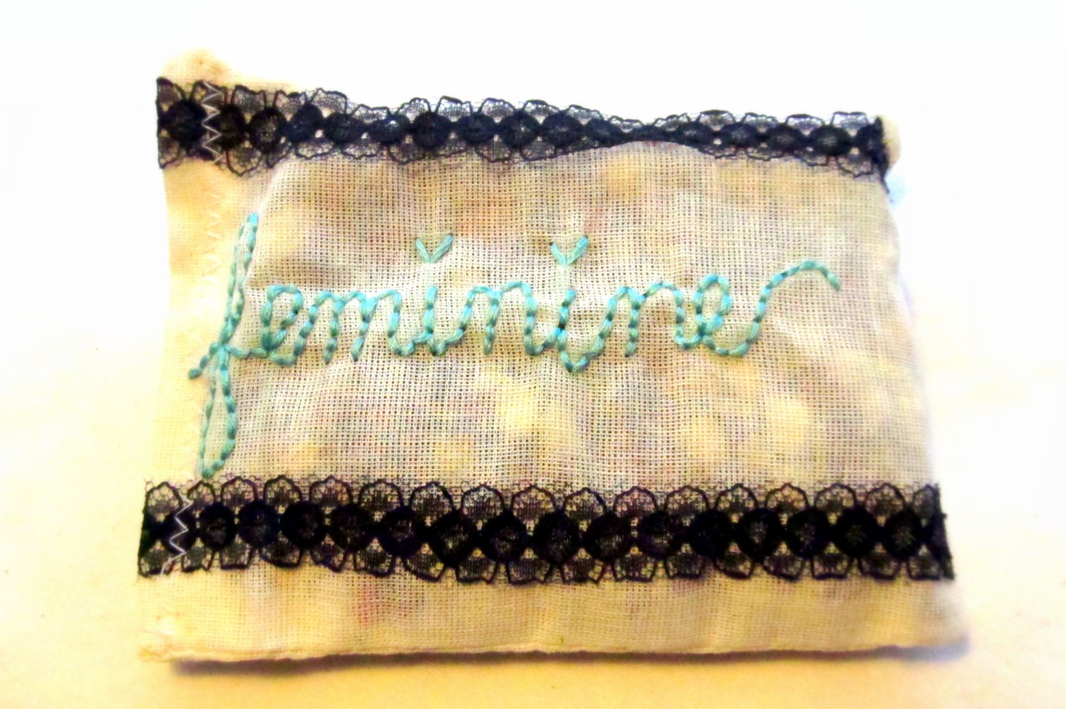 Robin's Egg Blue Drawer Sachet- Amber Scented