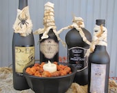 Haunted House Potion Bottle set of 5