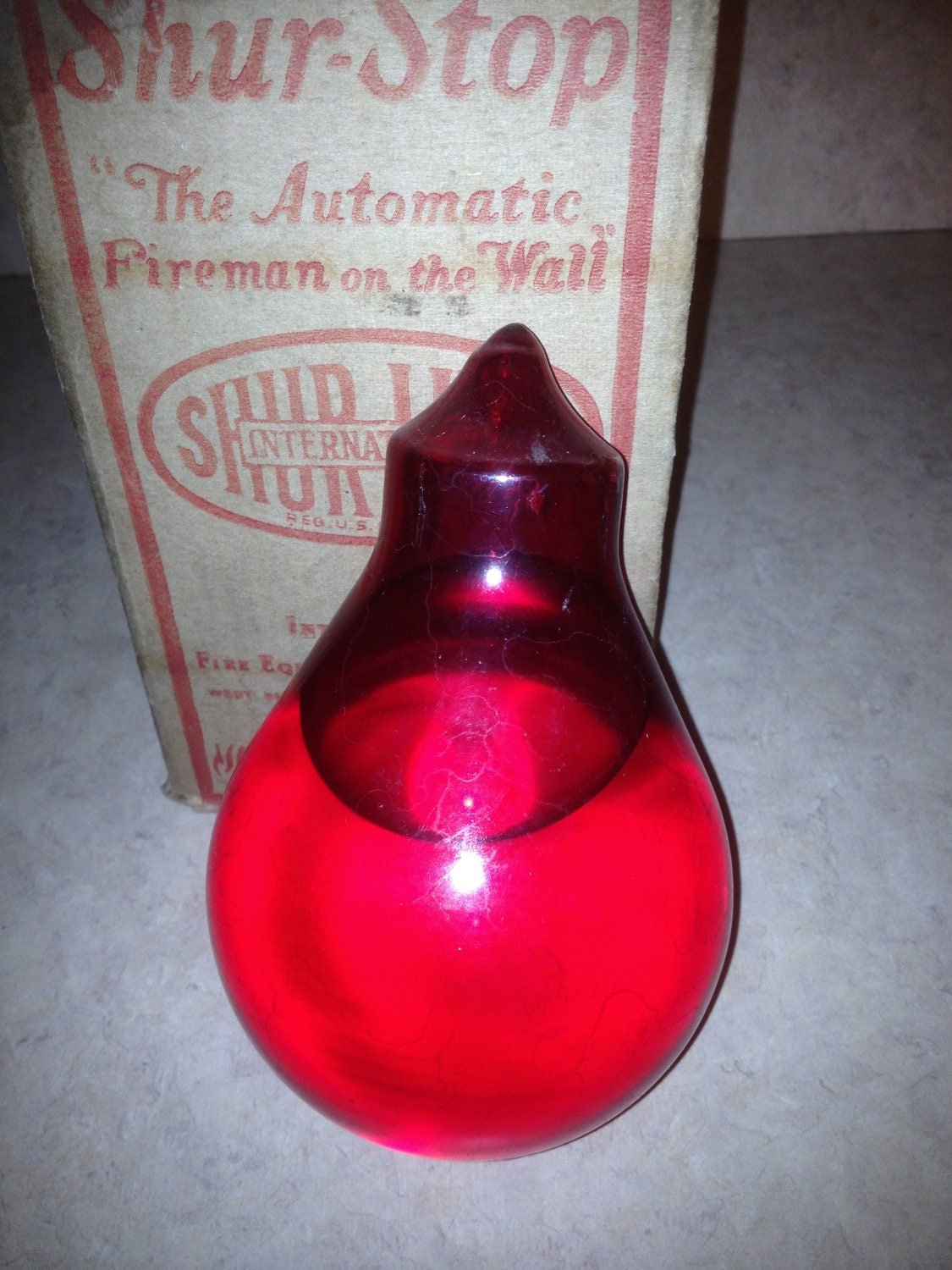 vintage antique fire grenade extinquisher by InterSomnia on Etsy