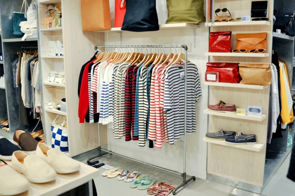 Galvanized Steel Garment/Clothing Rack