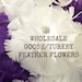 100 Wholesale Bulk Feather Flowers for Wedding Receptions Holiday Parties and Large Events Mix and Match GOOSE/TURKEY