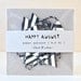 Paper Garland - Black and White  6.5ft ( 2.0m )