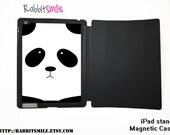 Panda - iPad 4 Case /iPad Retina Cover / New iPad Case / iPad 2 / iPad 3 Smart Cover / Flip Case / Magnetic Smart Case