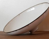 Vintage Industrial White Enamel Barn Light Shade