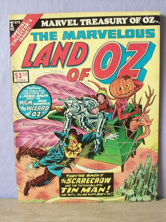 vintage 1970's Wizard of Oz comic book Land of Oz by ShoponSherman
