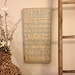 Beach House family rules subway style art wood sign - personalized - beach house blue - distressed primitive looking sign