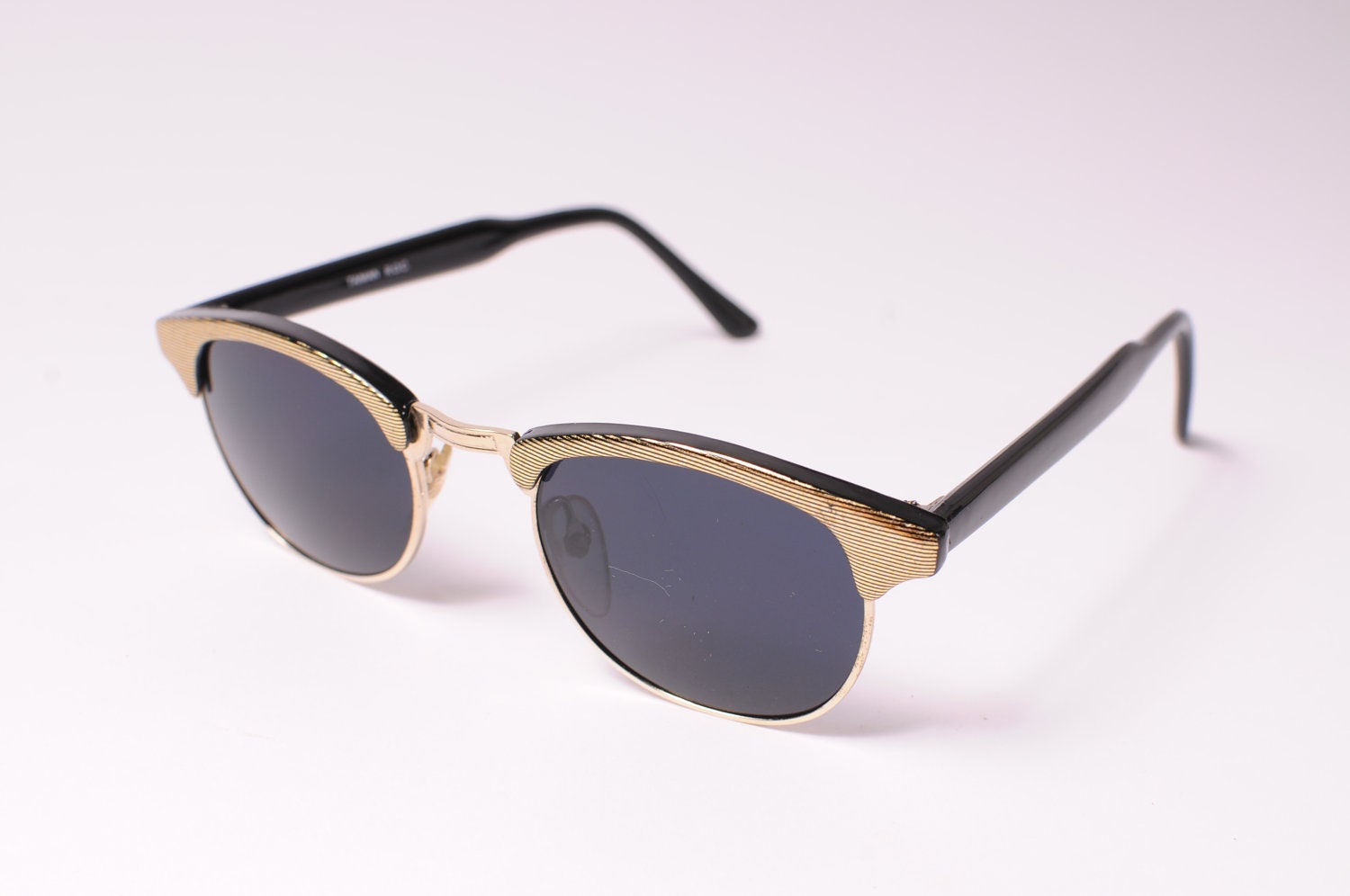 Wayfarer Gold & Black Sunglasses