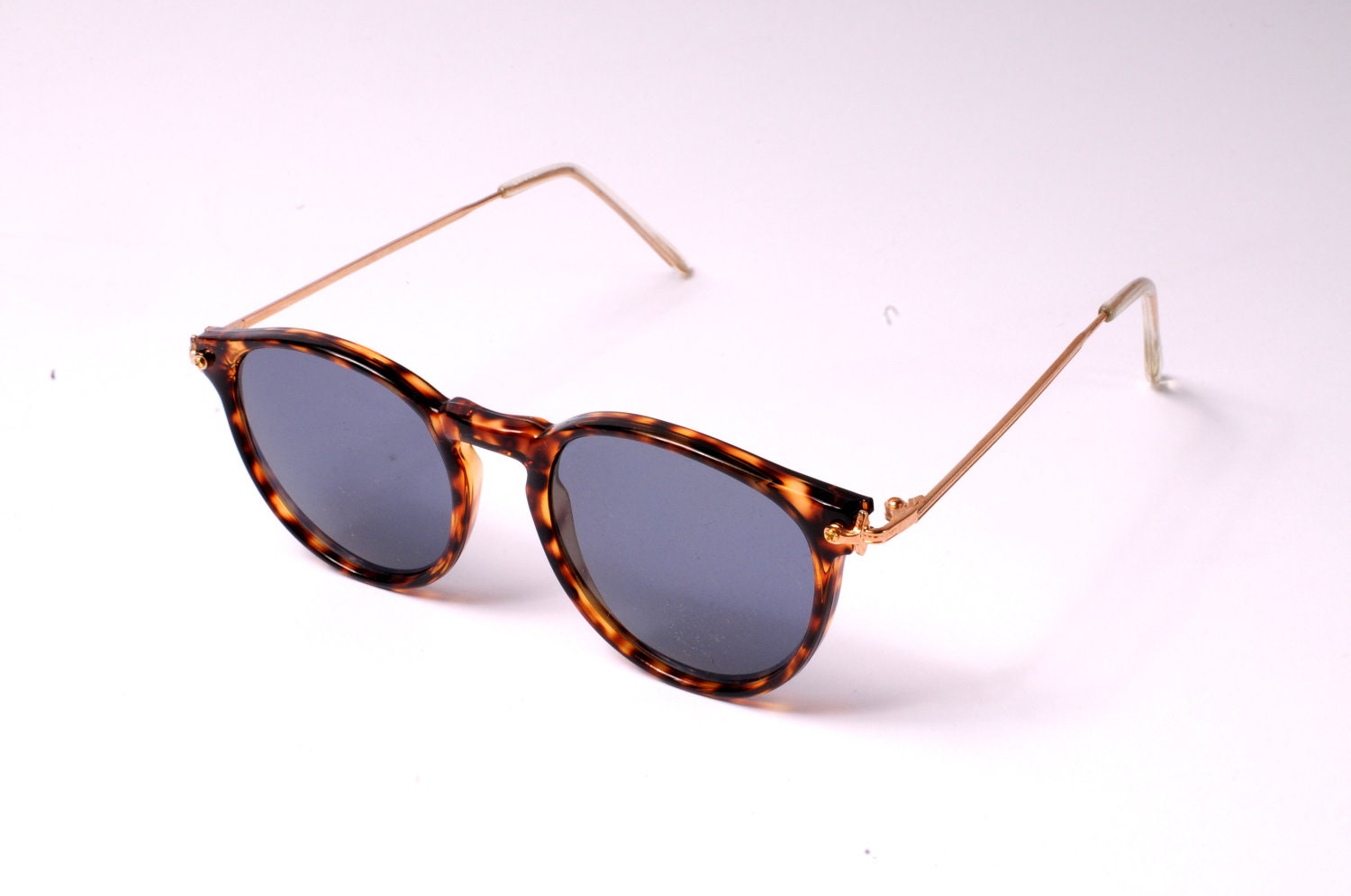 Round Brown Sunglasses (Joey)
