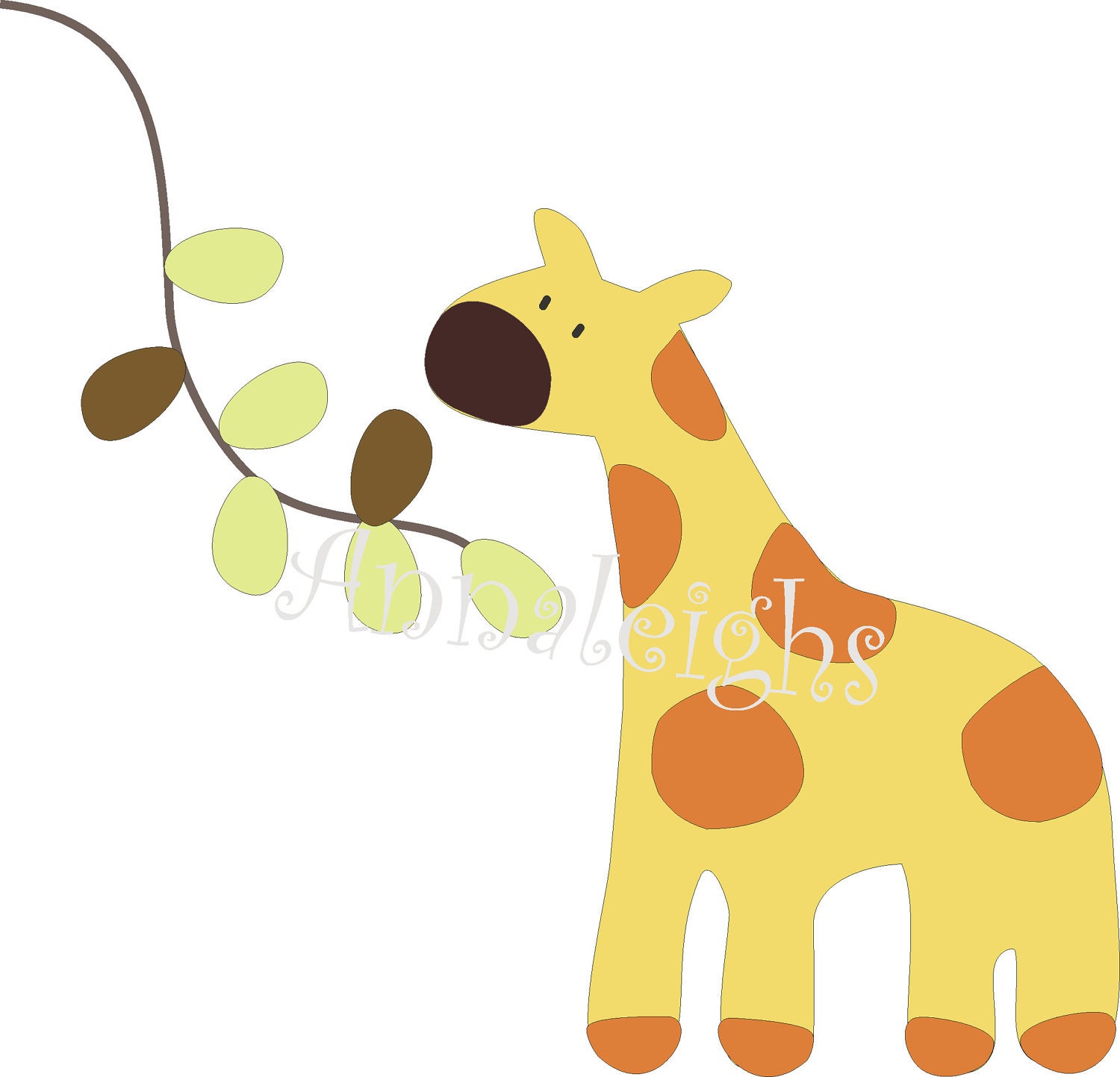 Giraffe Applique