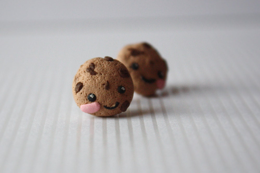 Kawaii Cookie Post Earrings