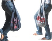 T-Shirt Purse. Sports Team Hobo Bag. Upcycled Recycled Eco Fashion. Send Me Your T-Shirt or Sweat Shirt. Customized Fashion. Eco Accessory