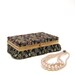 Vintage black and gold brocade jewelry box - Asian print Royaline Originals