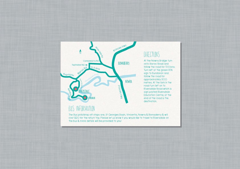 Printable Event/Wedding Map - DIY - Custom