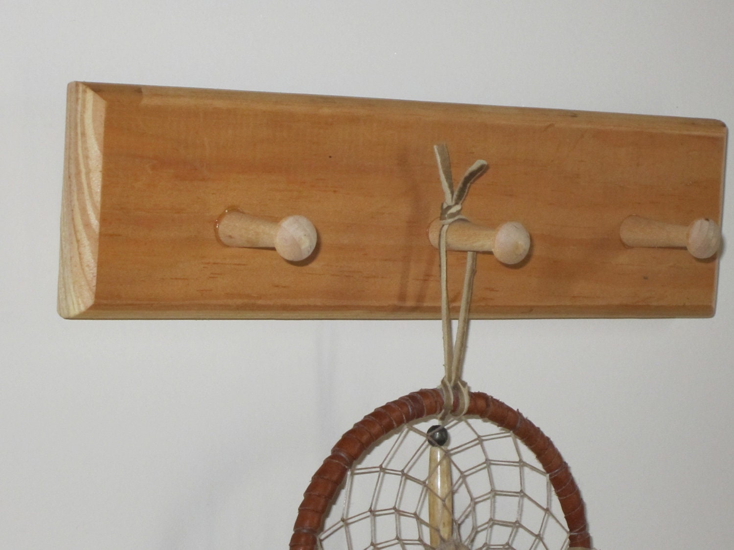 SALE 20% OFF / Unfinished Shaker Peg Rack - White Pine