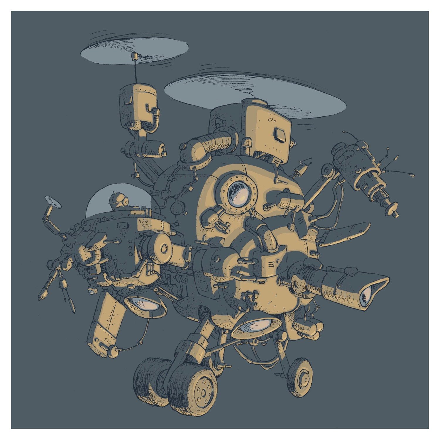 Whirlygig  Print: Cloud Scout II
