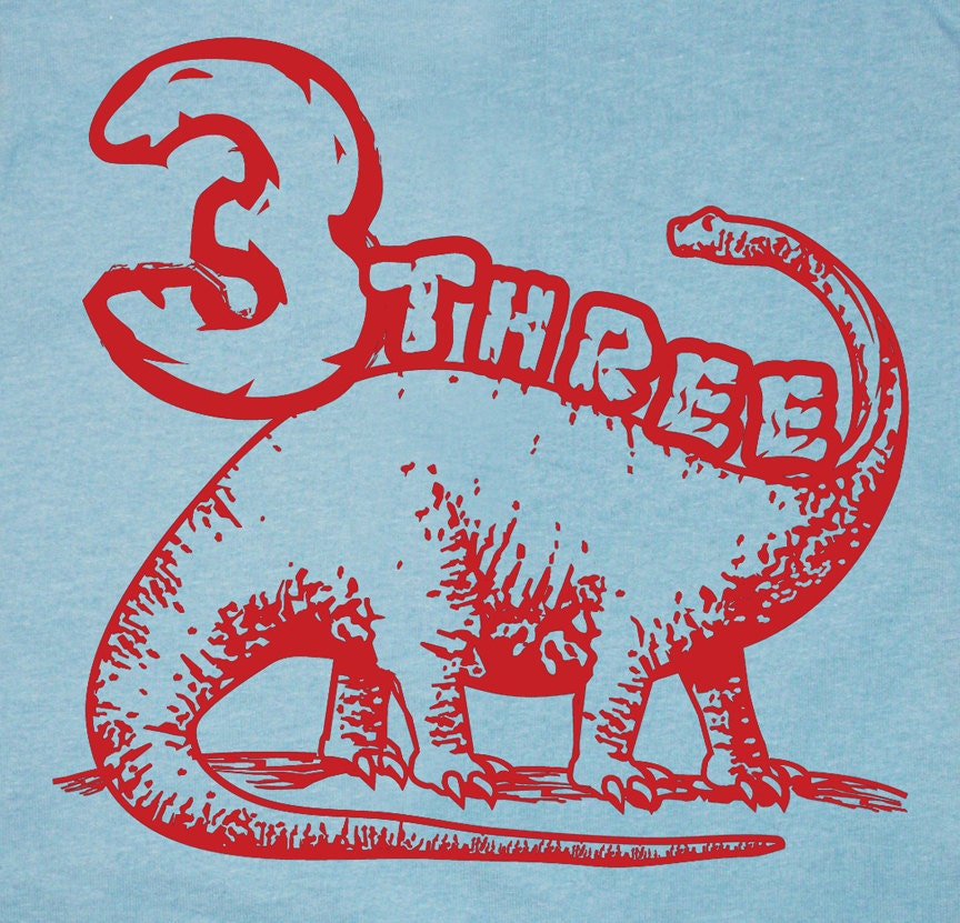 Third birthday tshirt dinosaur 3rd on light blue Short Sleeve t shirt