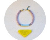 HALF OFF Lavender Bracelet- Antique Trade Beads in Modern Color Palettes