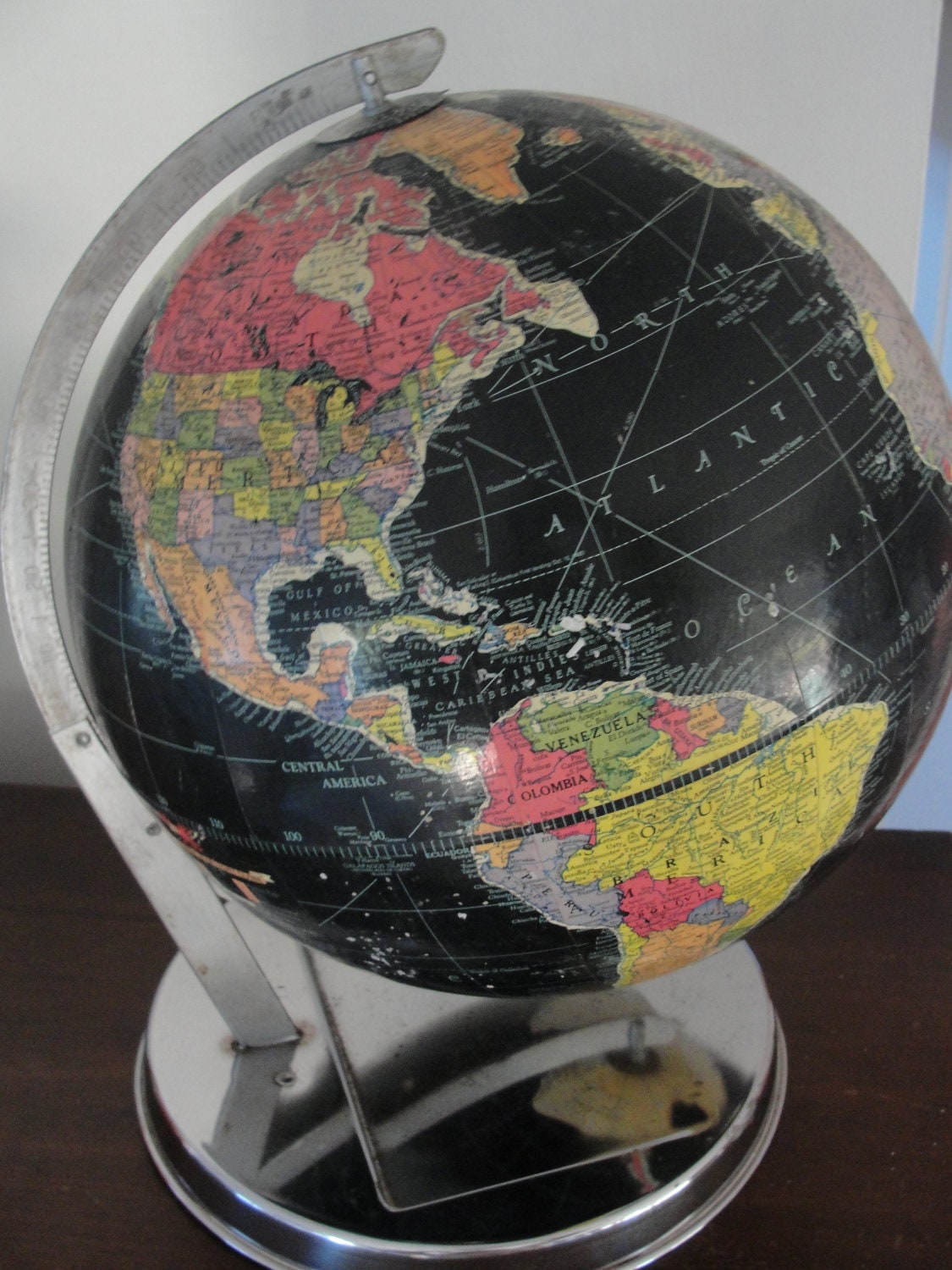 Replogle black oceans vintage 12 inch starlight globe