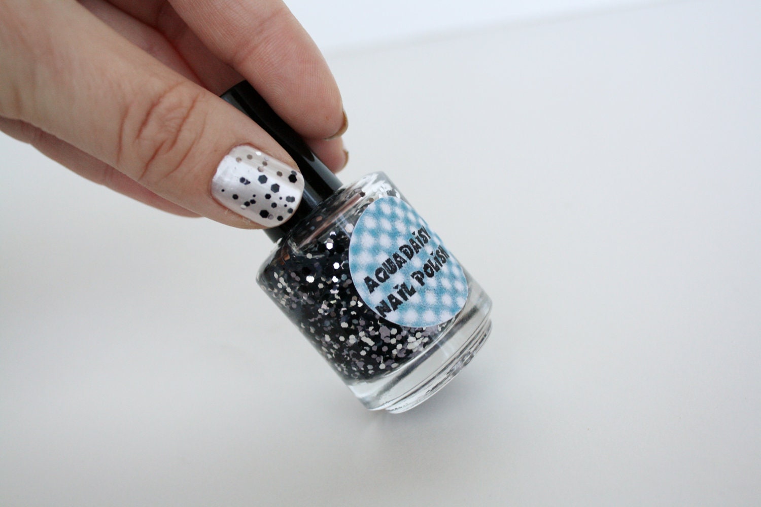 Black Tie glitter nail polish New Year glitter topcoat