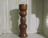 Heavy Oak Candle Stick