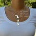 Tiny Michigan State Necklace (sterling silver)
