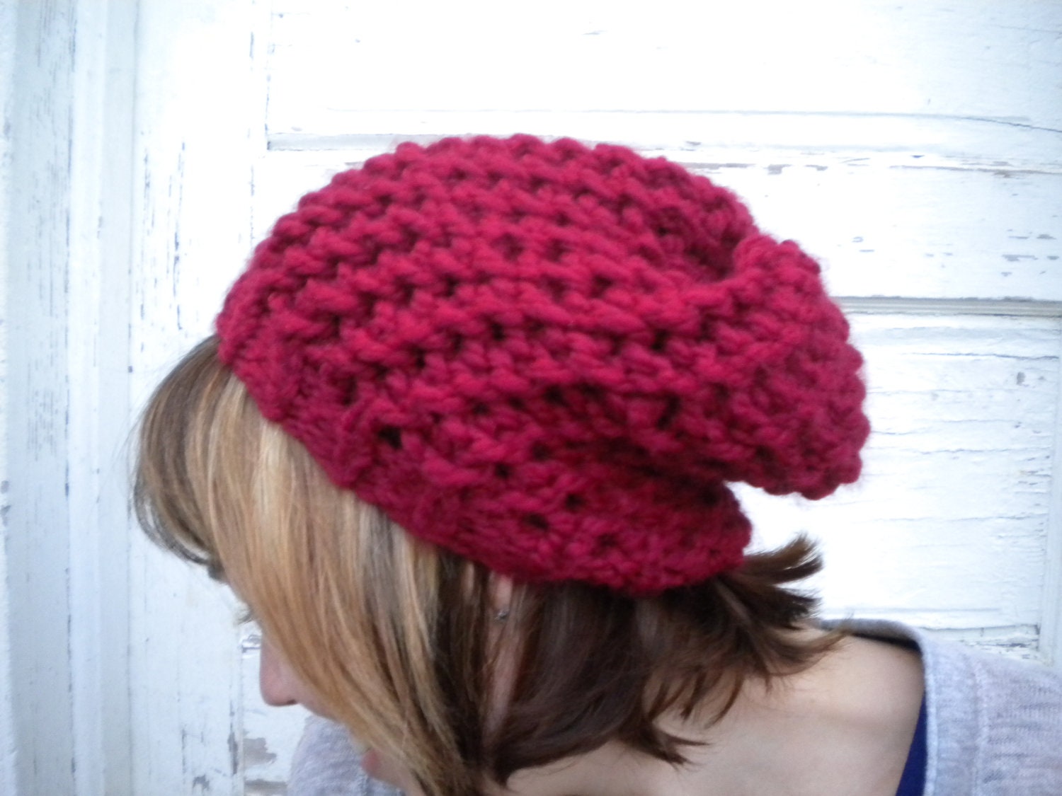 Slouch Hat/Tam - Red