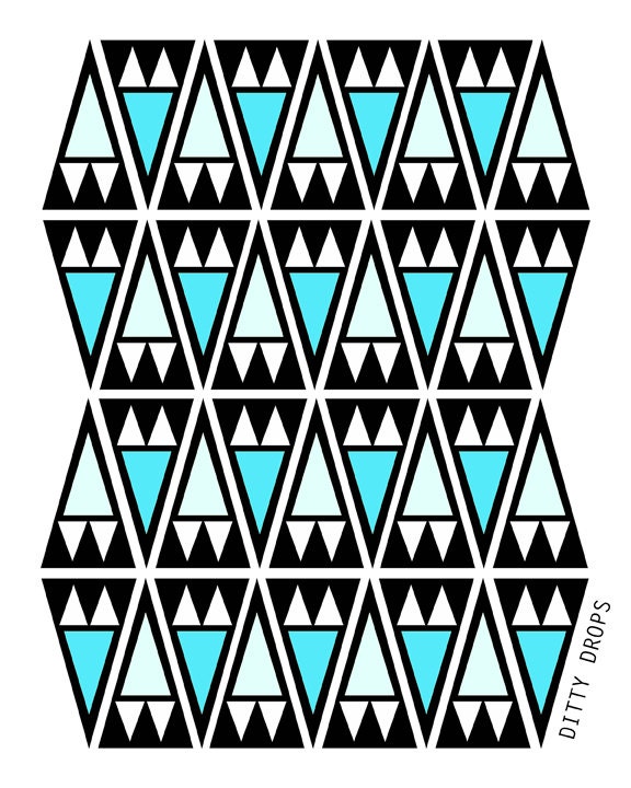 Sky Arrowheads 8 x 10 inch Archival Poster Print