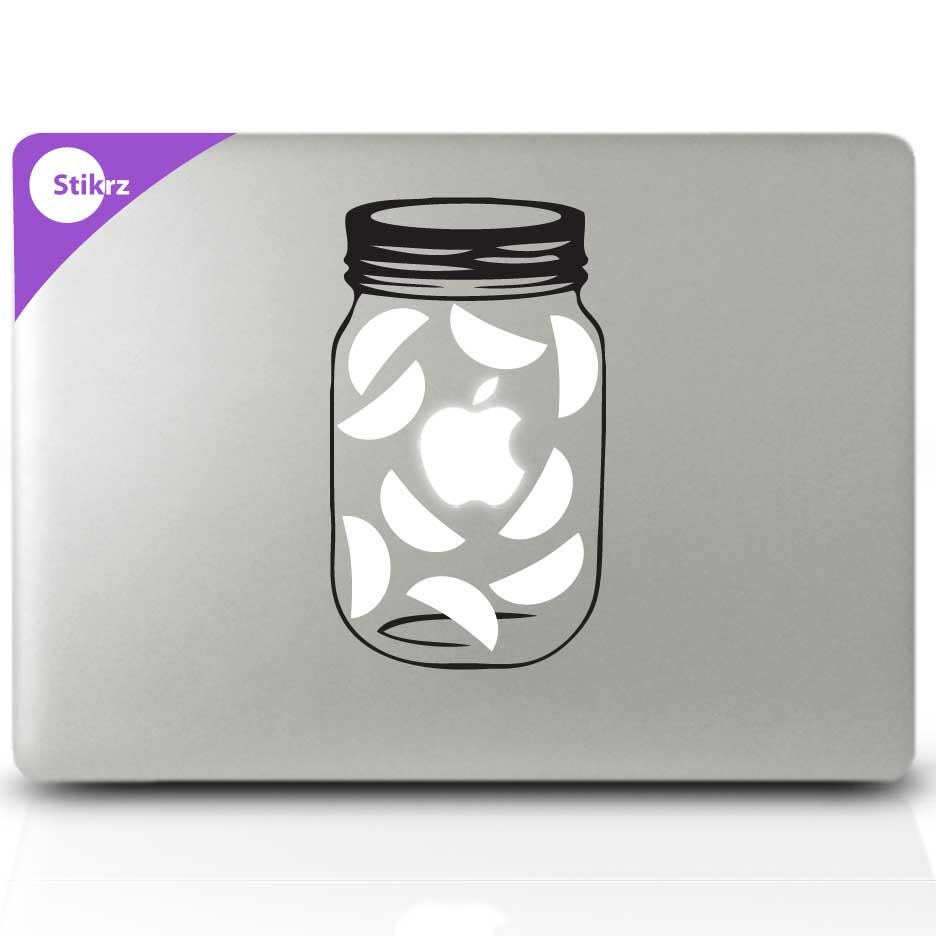 Macbook Stickers and Laptop Stickers  - Apple Preserves- Decal 191