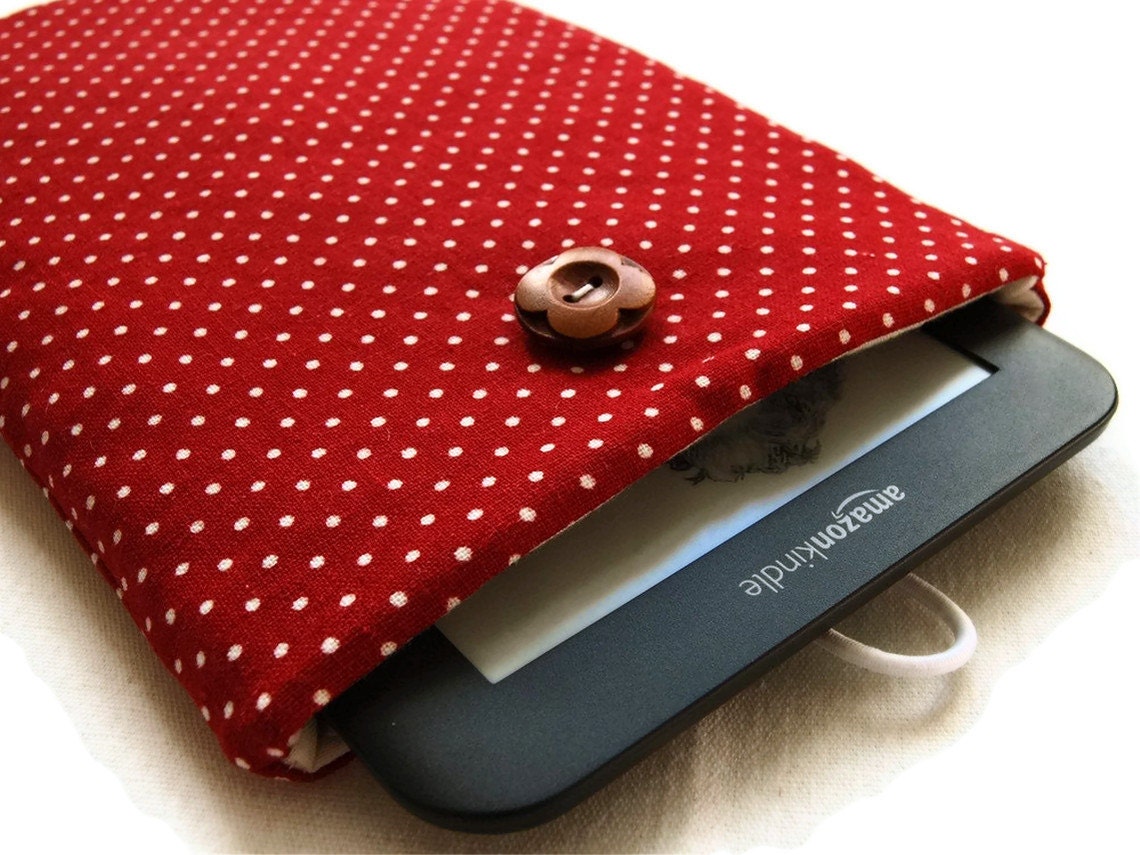 Kindle padded sleeve case pouch, E-Reader from fabric