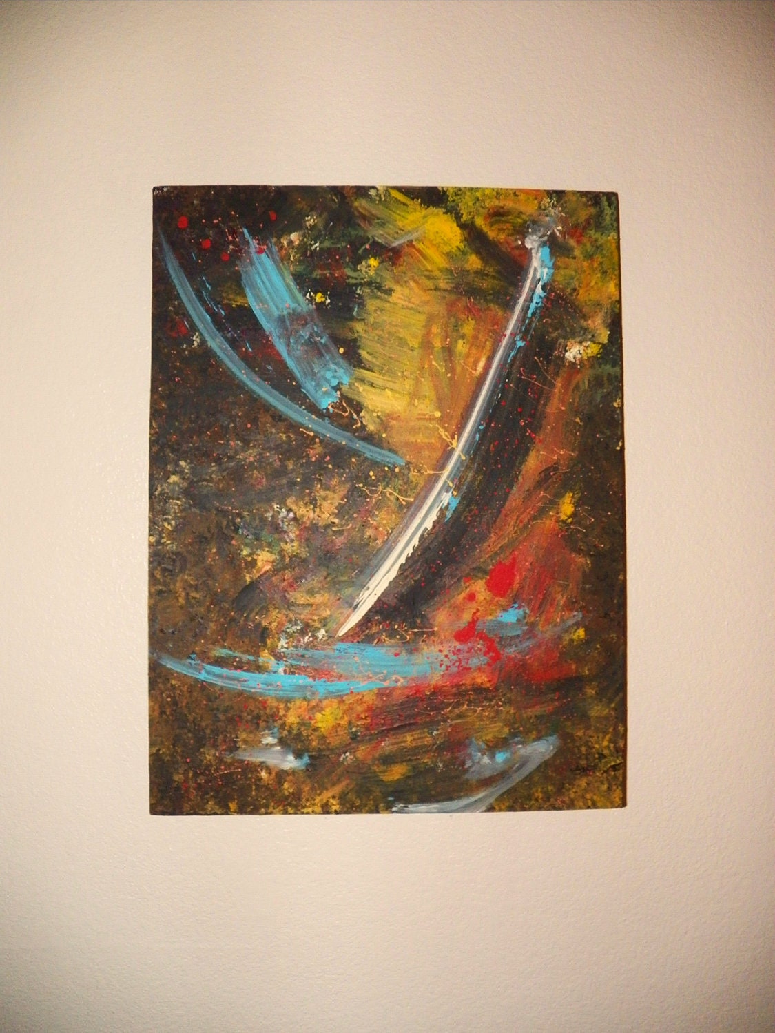 A Warming Globe - Abstract Painting