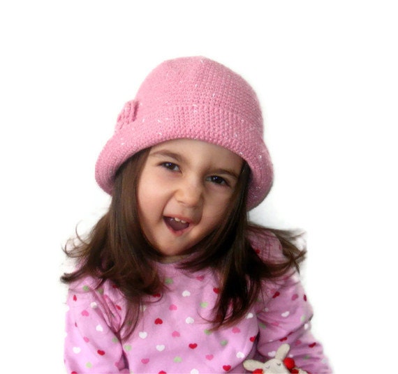 hand crocheted cotton children hat, mercerized hat, spring, beanie, pink hat, gift ideas, crochet hat, crochet trends, girls, for her