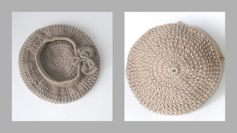 hand-crocheted hat, beige hat ,women crochet hat ,fashion accessories ,winter trend ,for her, 2013 trends