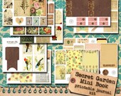 Printable Junk Journal Kit - Secret Garden - Digital Download