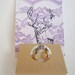 Resurrection - 18kt gold plated bronze beetle ring with quartz crystal