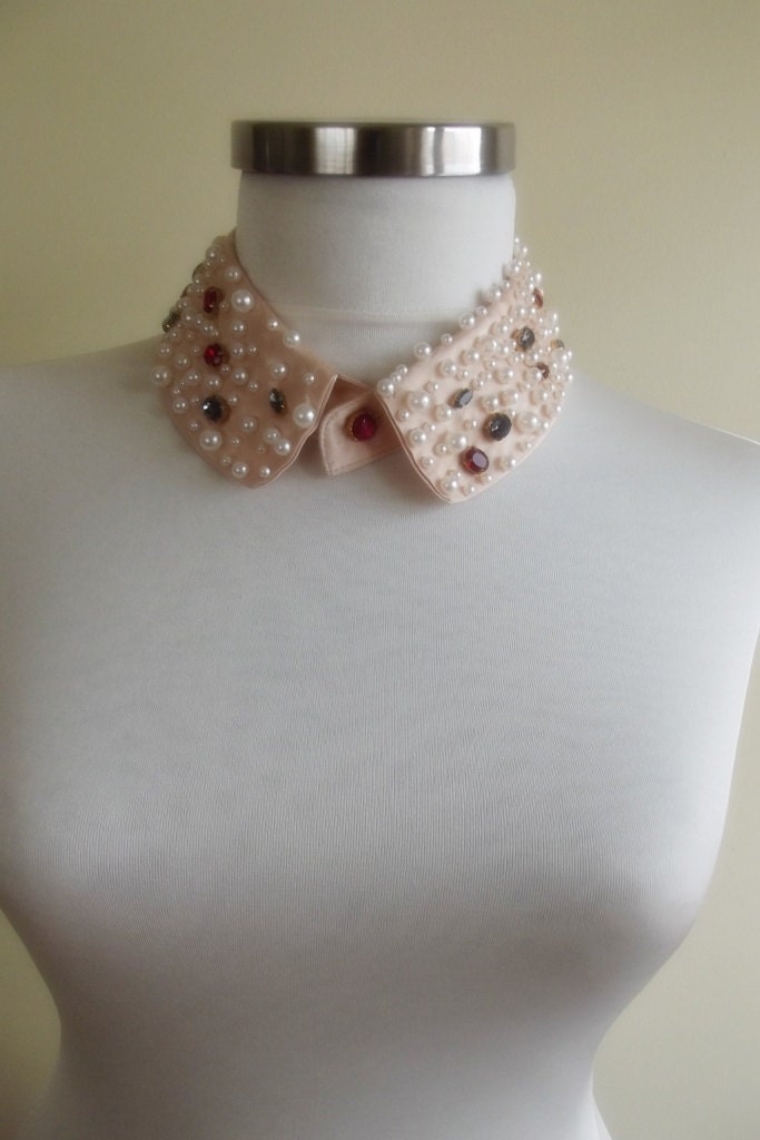 beaded collar necklace gift for her christmas gift bridal green burgundy white