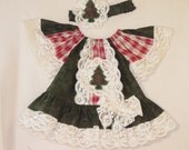 Children Clothing Christmas Dress Baby Girl 6 - 12m Toddler Clothes Handmade Boutique Kid Clothes Infant Girl Dress Set OOAK
