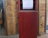 Primitive Rustic Farmhouse Toilet Paper Holder