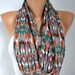 Infinity Scarf Shawl Circle Scarf Loop Scarf  Gift -fatwoman